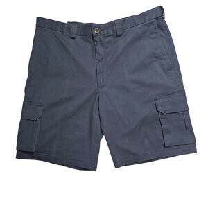 Haggar Comfort Cargo Shorts with Tech Pocket Expandable Waistband Men's 40 NWT